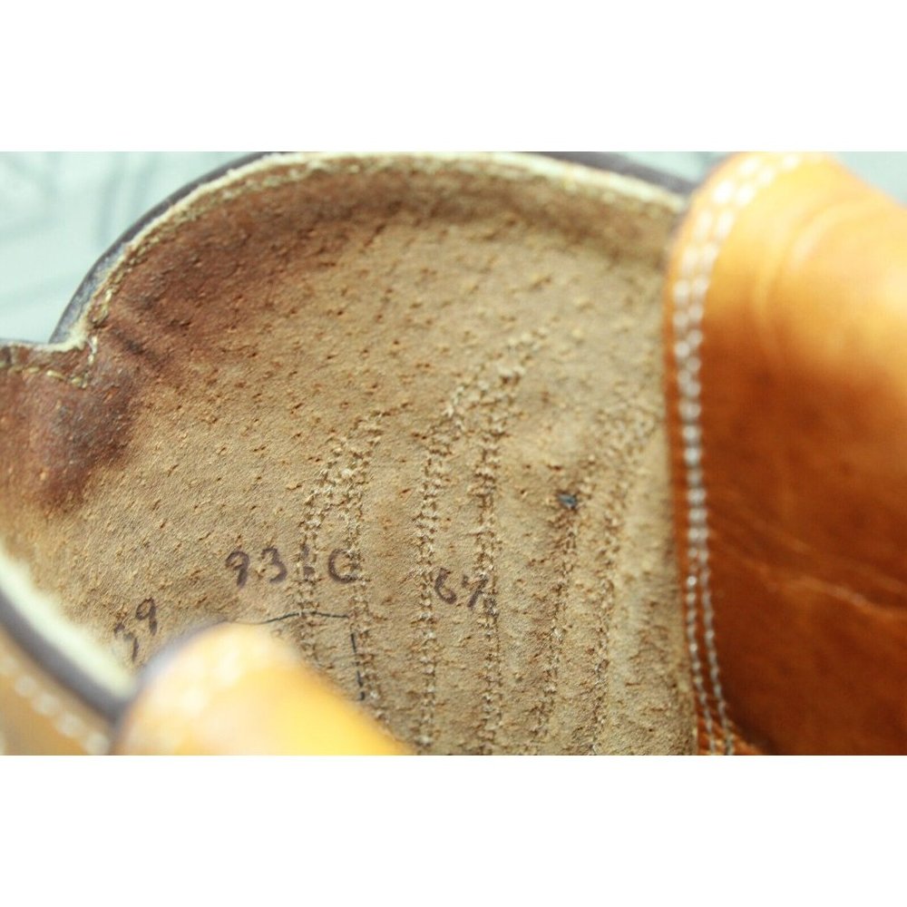 Steven Madden Brown Leather Pull-On Stitched Western Boots Size 6.5 - Picture 8 of 9